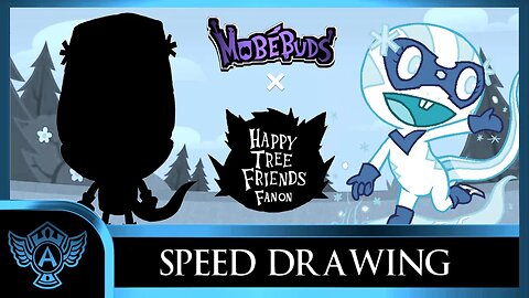 Speed Drawing: Happy Tree Friends Fanon - BL-Lizard | Mobebuds Style