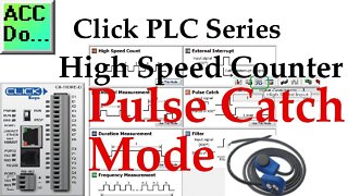 Click PLC High Speed Counter Input Pulse Catch Mode