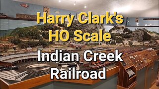 Harry Clark's HO scale Indian creek valley railroad