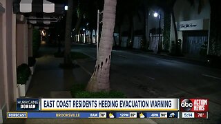 West Palm Beach residents heeding evacuation warning