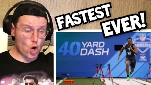 Rugby Player Reacts to The Top 6 FASTEST NFL 40 Yard Dashes in History!