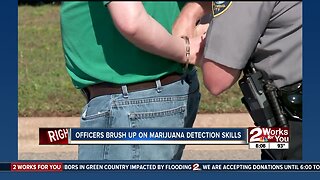 Officers Brush Up on Marijuana Detection Skills