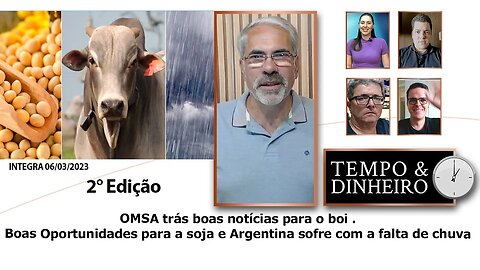 OMSA trás boas notícias para o boi .Oportunidades para a soja e Argentina sofre com a falta de chuva