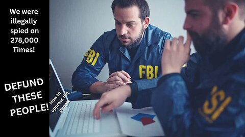 DEFUND the FBI. NOW!! Here's why....