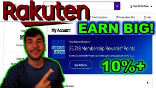 Earn HUGE Cash Back/AMEX Points with RAKUTEN! FULL TUTORIAL 2021