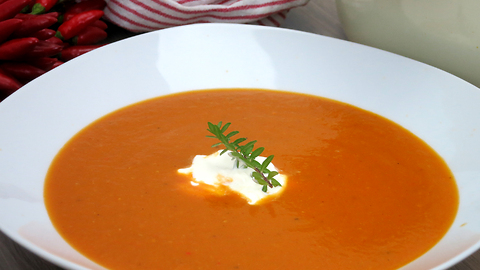 Geröstete Tomatensuppe