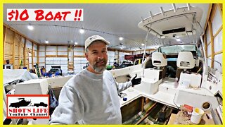 $10 Boat | EPS 48 | Cutting out Mid Bulkhead | Shots Life