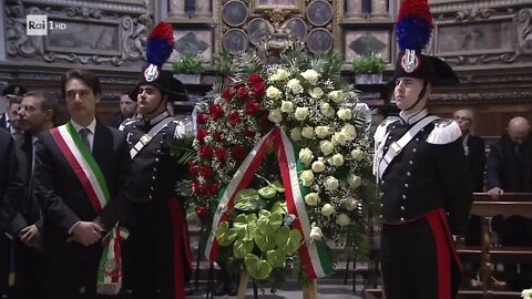 SPECIALE TG1 - Dalla Basilica a Varese, celebrazione dei funerali dell’Interno Roberto Maroni