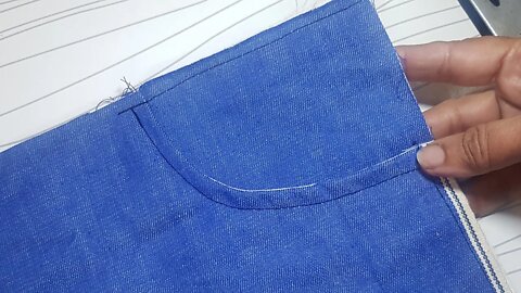 Trouser Pant Pocket cutting and stitching