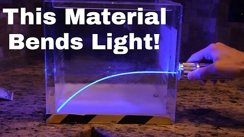 Crazy Material That You Can Make at Home That Actually Bends Light!