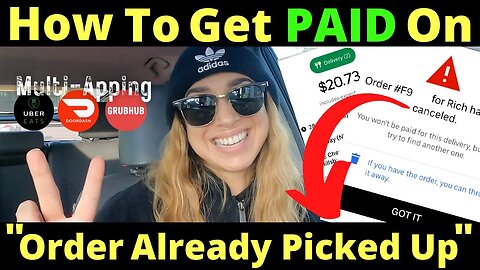Uber Eats, DoorDash, And GrubHub Driver Ride Along | "Order Already Picked Up" Get Paid | Part 2