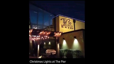 Christmas Lights at The Pier Restaurant