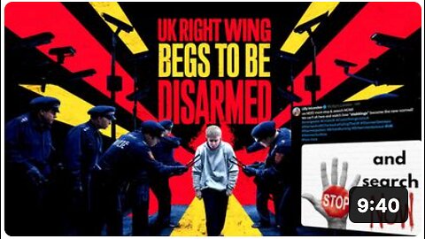 UK Right Wing Social Media Users Beg Government For More Clampdown & To Be Disarmed - Crazy!