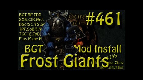 Let's Play Baldur's Gate Trilogy Mega Mod Part 461 FROST GIANTS!