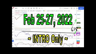 INTRO ONLY - Weekend General Market & #Cryptos Chart Analysis - Feb 25-27, 2022