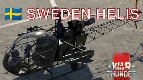 🇸🇪 Sweden gets a Heli Tree! Mini Devblog [War Thunder 2.15 Wind of Change] #shorts