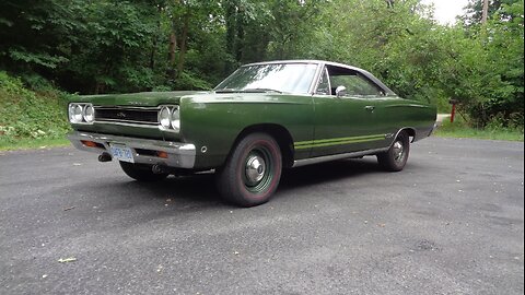 1968 Plymouth GTX 426 Hemi 4 Speed in GG1 Green & Ride on My Car Story with Lou Costabile