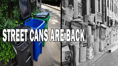 Residential Street Garbage cans Returning to NYC