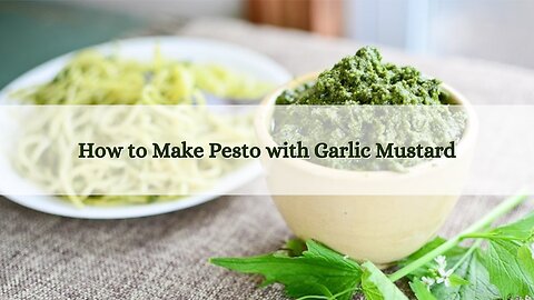 How to Make Pesto with Garlic Mustard