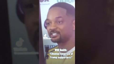 WILL SMITH Wants to Cleanse TRUMP & His Supporters Out of AMERICA Based on Behavior, Applies to Him?