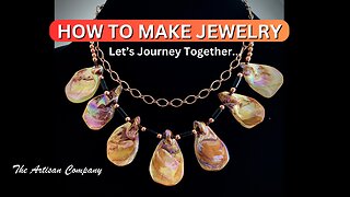 Golden Shell Necklace - Create Stunning Beaded Jewelry Designs - #howtomakejewelry