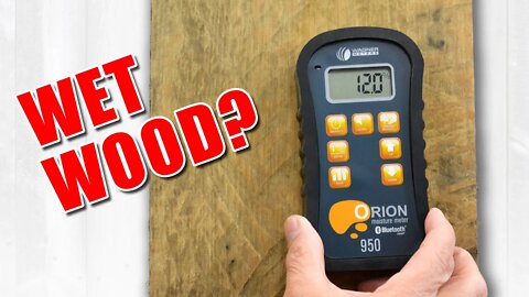 Avoid wet wood disasters, use a wood moisture meter!