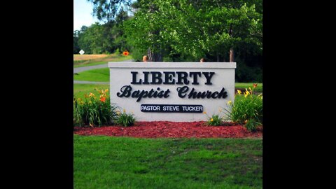 Sunday morning service at Liberty Baptist