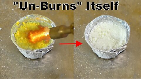 How Does Zinc Oxide "Un-Burn" Itself?