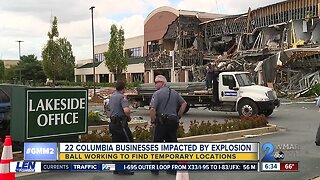 22 Columbia businesses displaced by massive explosion
