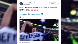 Jaguar Fans Throw Trash At Ejected Seahawks Player