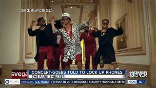 Concert-goers not allowed to use phones at concert