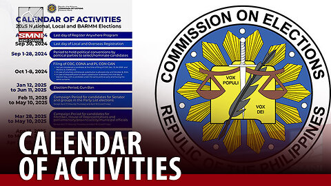 Calendar of activities para sa 2025 elections, inilabas na ng COMELEC