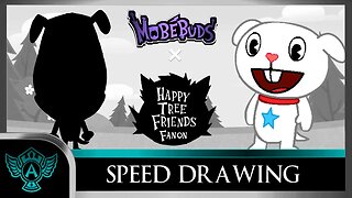 Speed Drawing: Happy Tree Friends Fanon - Volty | Mobebuds Style