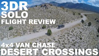 3DR Solo: Smart Drone! - 4x4 Van Chase - Desert Crossings (4K)