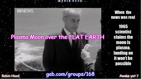 The Plasma Moon over the FLAT EARTH