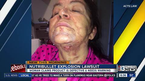 Lawsuit filed after Nutribullet explosion