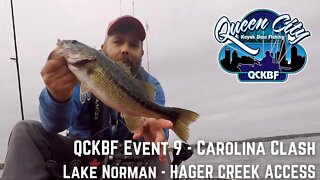 Kayak Bass Fishing Tournament - Lake Norman - Hager Creek Access - QCKBF Carolina Clash