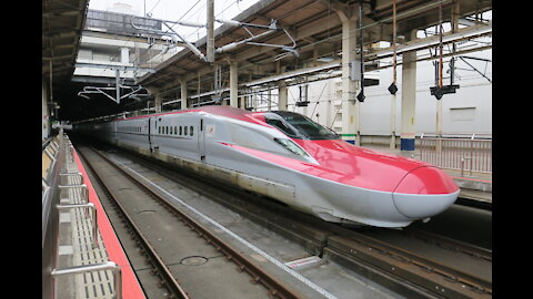 Shinkansen's leaving Omiya