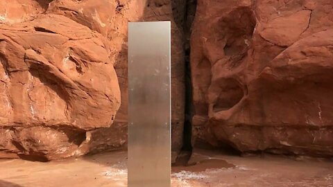 Metal Monolith Discovered In Utah Desert