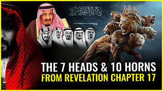 The 7 heads and 10 horns from Revelation chapter 17