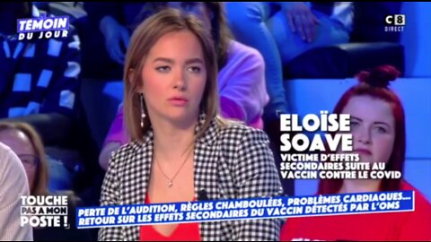 Via TPMP, Témoignage de Éloïse Soave au sujet des effets secondaires suite à sa vaccination COVID-19