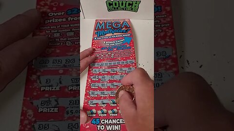 HUGE Winning $30 Lottery Ticket MEGA Scratch Off!