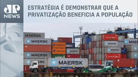 Em reunião, Tarcísio e Márcio França debatem privatização do porto de Santos