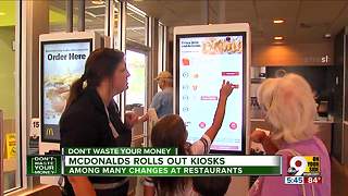 McDonald's rolls out new kiosks