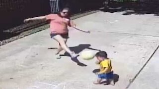 Mom's soccer skills way off aim