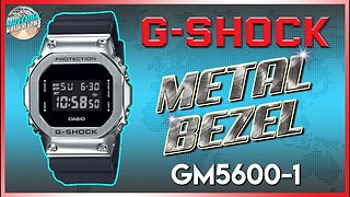 New Little Brother! | G-Shock Metal Bezel 200m Quartz GM5600-1, GM5600B-1 | GM5600B-3 Unbox & Review