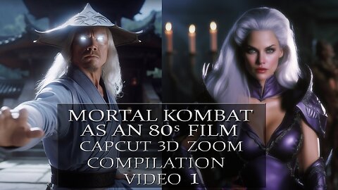 Mortal Kombat Characters as an 80's Dark Fantasy