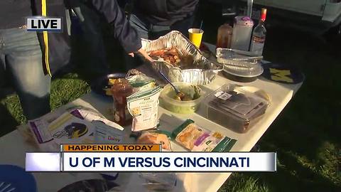 Tailgating before Michigan Football home opener