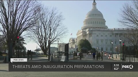 Heavy security presence as inauguration approaches