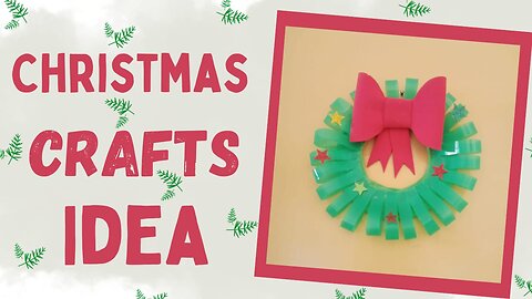 Christmas special craft/Christmas craft idea/Unique wallhanging with plastic sheet/Diy wall hanging
